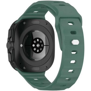 Ремінець Deexe Sport Series для Samsung Galaxy Watch Ultra (47mm) - Dark Green