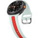 Ремешок Deexe Sport Strap для Samsung Galaxy Watch 8 (40/44mm) / 8 Classic - Mint Green / Red. Фото 4 из 6