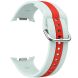 Ремешок Deexe Sport Strap для Samsung Galaxy Watch 8 (40/44mm) / 8 Classic - Mint Green / Red. Фото 3 из 6