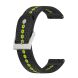 Ремешок Deexe Sport Style для часов с шириной крепления 20 мм - Black / Lime. Фото 2 из 10