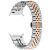 Ремінець Deexe Stainless Steel QuickFit для Samsung Galaxy Watch Ultra (2025) - Silver / Rose Gold