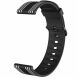 Ремінець Deexe Twill Color Strap для годинників з шириною кріплення 22мм - Black / White