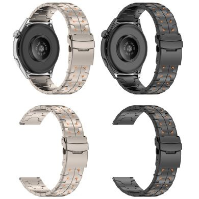 Ремінець для годинника UniCase Titan Pro для годинників з шириною кріплення 22мм - Titanium / Orange