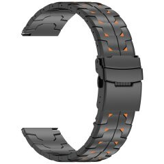 Ремешок для часов UniCase Titan Pro для часов с шириной крепления 22мм - Black / Orange