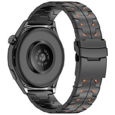Ремешок для часов UniCase Titan Pro для часов с шириной крепления 22мм - Black / Orange