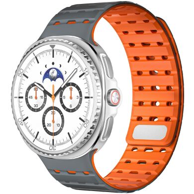 Ремешок Reframe Sport Band для Samsung Galaxy Watch 8 (40/44mm) / 8 Classic - Grey / Orange
