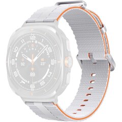 Ремінець Reframe Sport Linear для Samsung Galaxy Watch Ultra (47mm) / Ultra (2025) - White / Orange