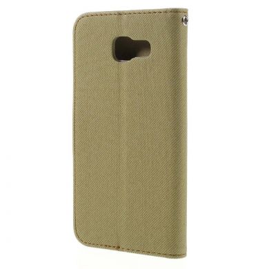 Чехол-книжка ROAR KOREA Cloth Texture для Samsung Galaxy A5 2016 (A510) - Khaki