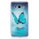 Силіконовий (TPU) чохол Deexe LumiCase Samsung Galaxy J5 2016 (J510) - Blue Butterfly
