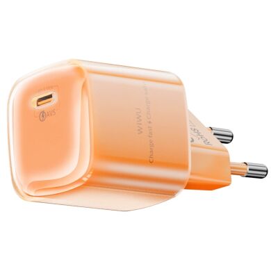 Сетевое зарядное устройство для WiWU Wi-G037 Jelly 60W (Type-C) - Orange