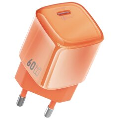 Сетевое зарядное устройство для WiWU Wi-G037 Jelly 60W (Type-C) - Orange