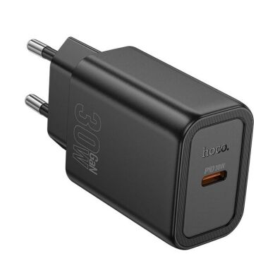 Мережевий зарядний пристрій Hoco N62 PD30W (Type-C) - Black