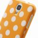 Силиконовая накладка Deexe Dot Style для Samsung Galaxy S4 (i9500) - Orange. Фото 5 из 7
