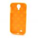 Силиконовая накладка Deexe Dot Style для Samsung Galaxy S4 (i9500) - Orange. Фото 3 из 7