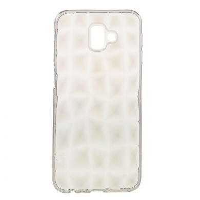 Силіконовий чохол Deexe 3D Diamond Texture для Samsung Galaxy J6+ (J610) - Grey