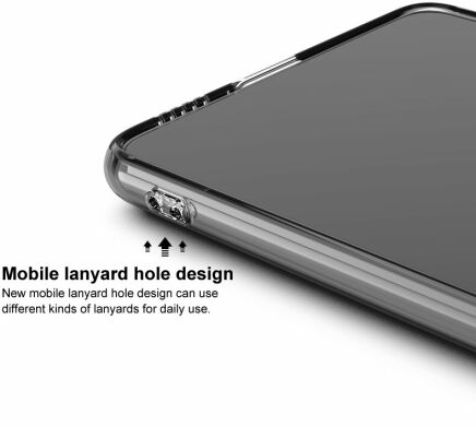 Силіконовий чохол IMAK UX-5 Series для Samsung Galaxy A71 (A715) - Transparent