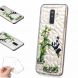 Силіконовий чохол UniCase 3D Diamond Pattern для Samsung Galaxy A6+ 2018 (A605), Panda with Bamboo