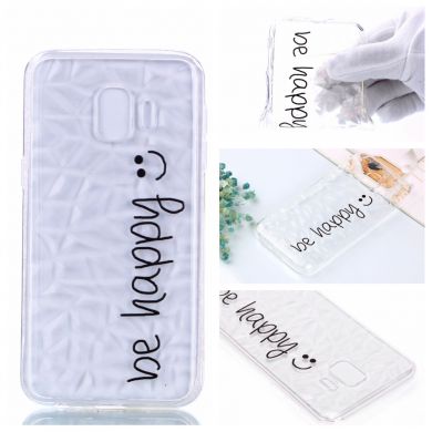 Силіконовий чохол UniCase 3D Diamond Pattern для Samsung Galaxy J2 Core (J260) - Be Happy