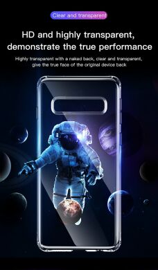 Силиконовый (TPU) чехол BASEUS Simple Series для Samsung Galaxy S10 (G973) - Transparent