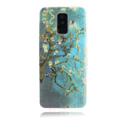 Силиконовый (TPU) чехол Deexe Life Style для Samsung Galaxy A6+ 2018 (A605) - Almond Tree in Blossom
