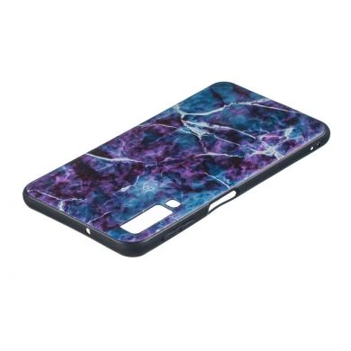 Силиконовый (TPU) чехол Deexe Life Style для Samsung Galaxy A7 2018 (A750) - Marble Texture