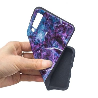 Силиконовый (TPU) чехол Deexe Life Style для Samsung Galaxy A7 2018 (A750) - Marble Texture