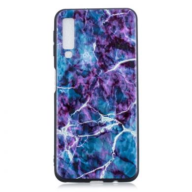 Силиконовый (TPU) чехол Deexe Life Style для Samsung Galaxy A7 2018 (A750) - Marble Texture