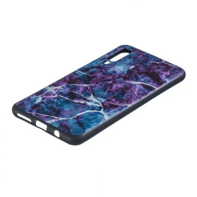 Силиконовый (TPU) чехол Deexe Life Style для Samsung Galaxy A7 2018 (A750) - Marble Texture
