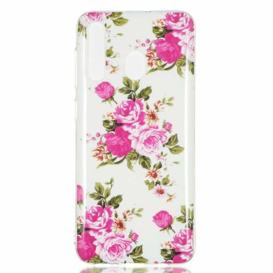 Силіконовий (TPU) чохол Deexe LumiCase для Samsung Galaxy A50 (A505) - Vivid Flowers