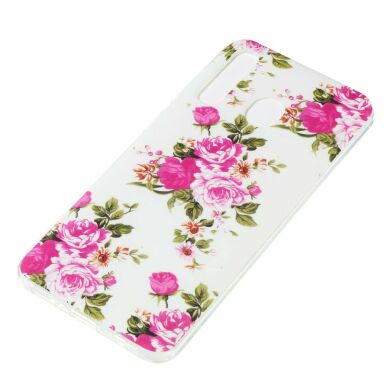 Силіконовий (TPU) чохол Deexe LumiCase для Samsung Galaxy A50 (A505) - Vivid Flowers