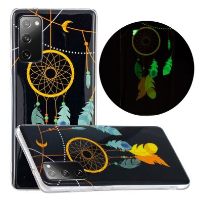 Силиконовый (TPU) чехол Deexe LumiCase для Samsung Galaxy S20 FE (G780) - Dream Catcher