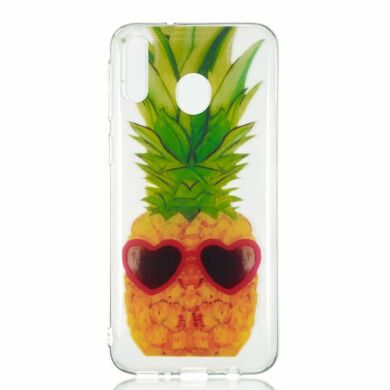 Силіконовий (TPU) чохол Deexe Pretty Glossy для Samsung Galaxy M20 (M205) - Pineapple
