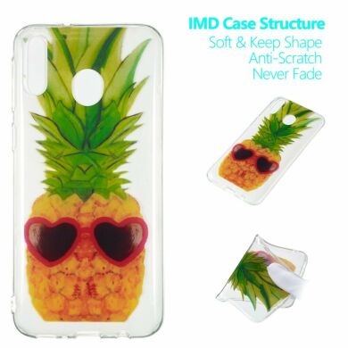 Силіконовий (TPU) чохол Deexe Pretty Glossy для Samsung Galaxy M20 (M205) - Pineapple