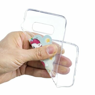 Силіконовий (TPU) чохол Deexe Pretty Glossy для Samsung Galaxy S10e (G970) - Unicorn