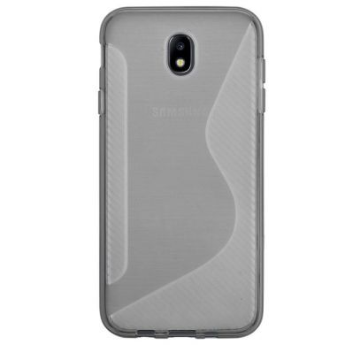 Силіконовий (TPU) чохол Deexe S Line для Samsung Galaxy J5 2017 (J530), серый