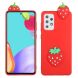 Силиконовый (TPU) чехол UniCase 3D Cartoon Pattern для Samsung Galaxy A52 (A525) / A52s (A528) - Strawberry. Фото 1 из 5