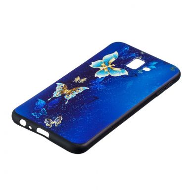 Силиконовый (TPU) чехол UniCase Color Style для Samsung Galaxy J6+ (J610) - Butterfly Embossment Patterned TPU
