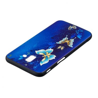 Силиконовый (TPU) чехол UniCase Color Style для Samsung Galaxy J6+ (J610) - Butterfly Embossment Patterned TPU