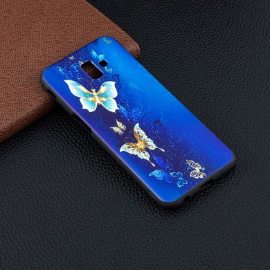 Силіконовий (TPU) чохол UniCase Color Style для Samsung Galaxy J6+ (J610) - Butterfly Embossment Patterned TPU