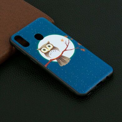 Силиконовый (TPU) чехол UniCase Color Style для Samsung Galaxy M20 - Owl on the Branch