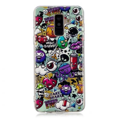 Силиконовый (TPU) Deexe LumiCase для Samsung Galaxy A6+ 2018 (A605) - Wow Brains