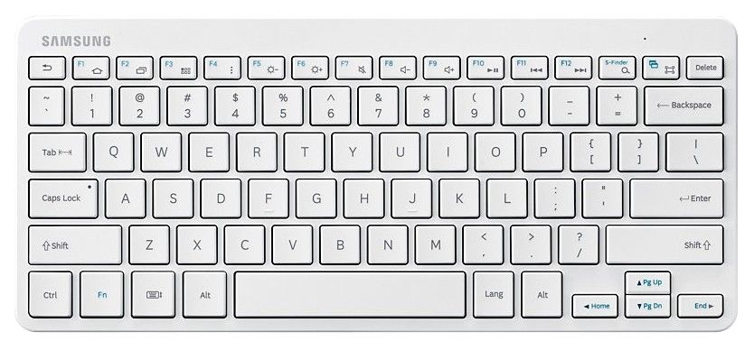 Ультракомпактная клавиатура Samsung для планшетов и смартфонов EJ-BT230RWEGRU
