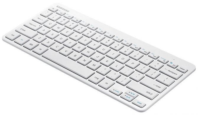 Ультракомпактная клавиатура Samsung для планшетов и смартфонов EJ-BT230RWEGRU