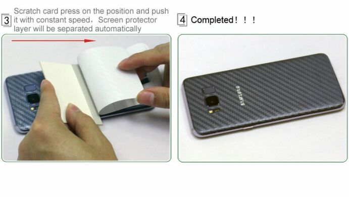 Захисна плівка на задню панель IMAK Carbon для Samsung Galaxy S20 (G980)