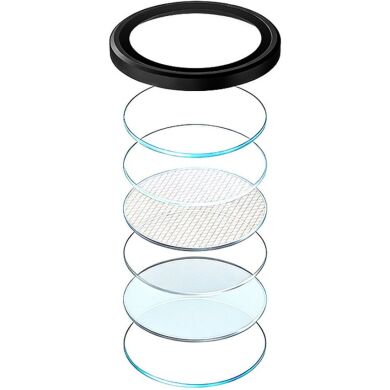 Защитное стекло на камеру RURIHAI Lens Protector для Samsung Galaxy S26 Plus (S947) / Galaxy S26 (S942) - Black