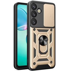 Захисний чохол Deexe Armor Shield для Samsung Galaxy S26 Plus - Gold