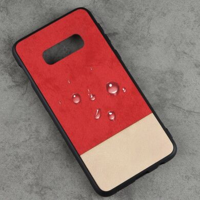 Защитный чехол Deexe Elegant Series для Samsung Galaxy S10e - Red