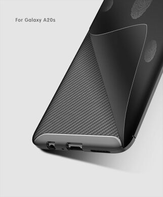 Защитный чехол Deexe Fusion для Samsung Galaxy A20s (A207) - Blue