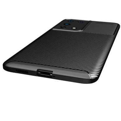 Захисний чохол Deexe Fusion для Samsung Galaxy S21 Ultra - Black