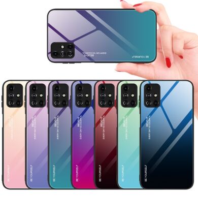 Защитный чехол Deexe Gradient Color для Samsung Galaxy M31s (M317) - Pink / Purple